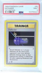 V1944: 1999: Defender: 80/102: 1ST Edition: Game: PSA: 9: Mint: 103769422
